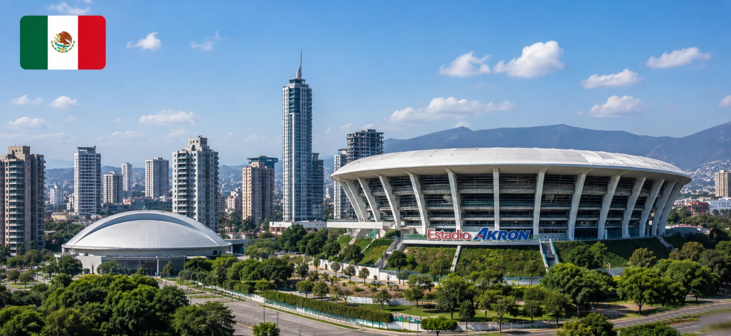 Guadalajara offers one of the most intense schedules in the group stage of the 2026 FIFA World Cup, making it ideal for fans who want to watch multiple matches.